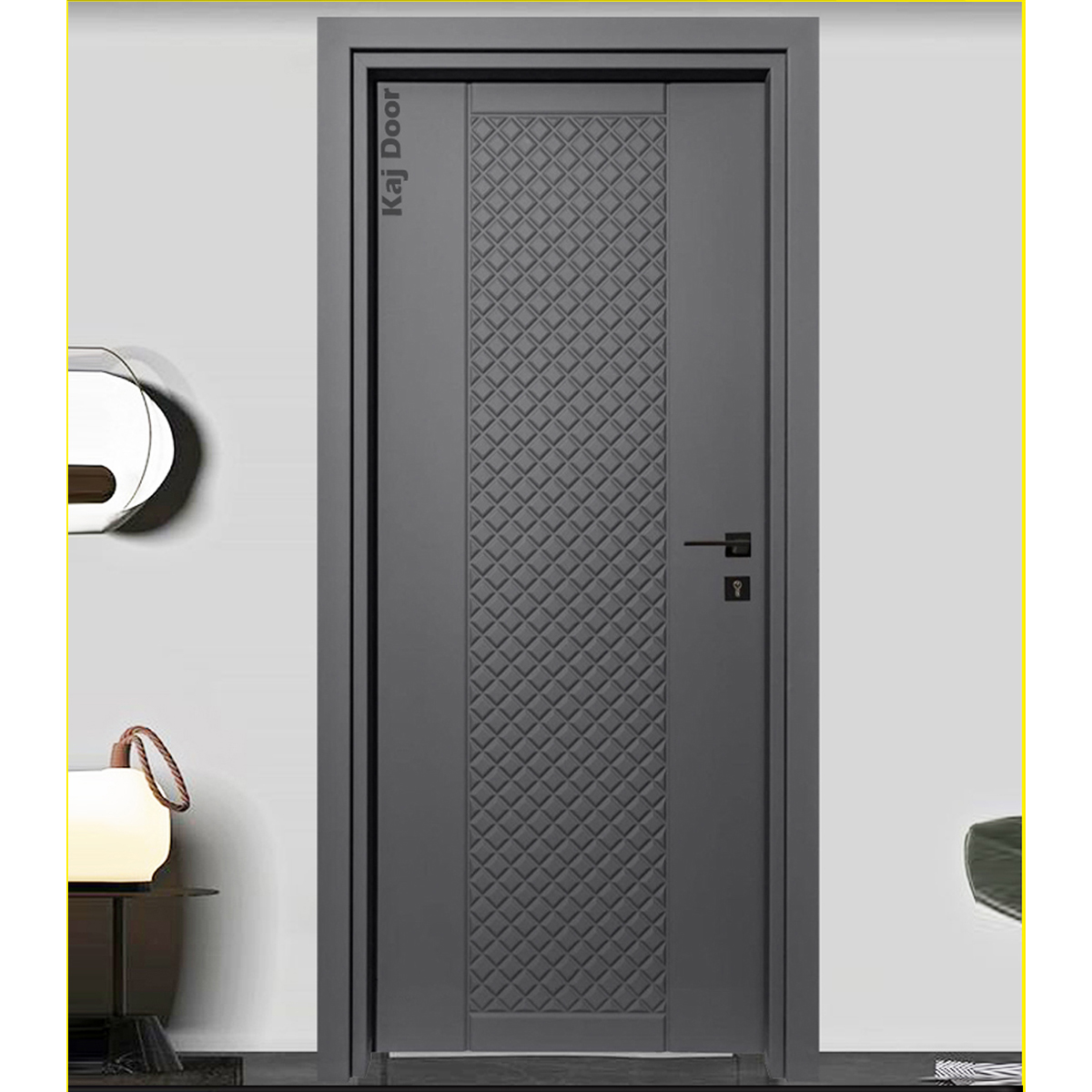    درب چوبی اتاق خواب طرح cnc کد 810